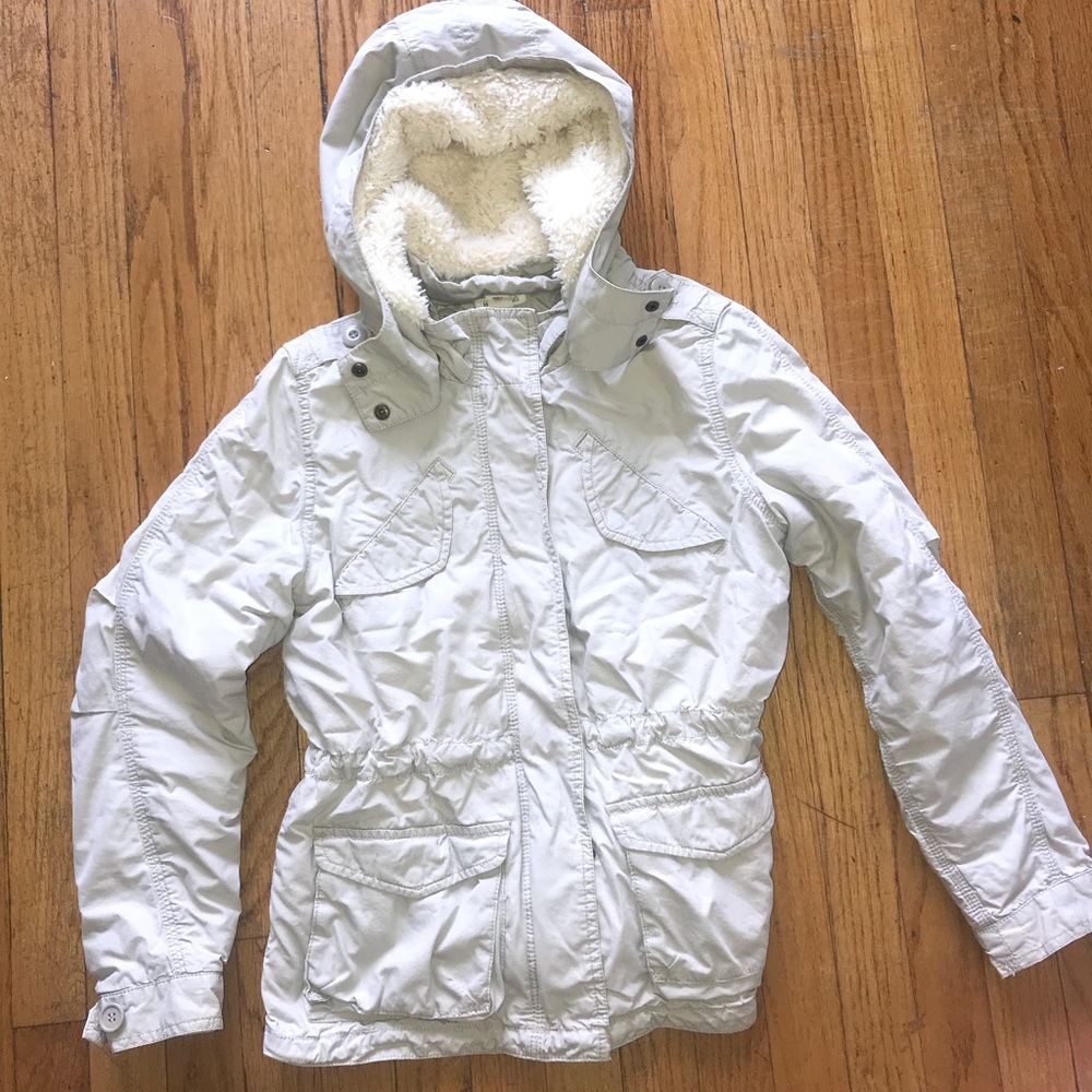 Grey winter jacket